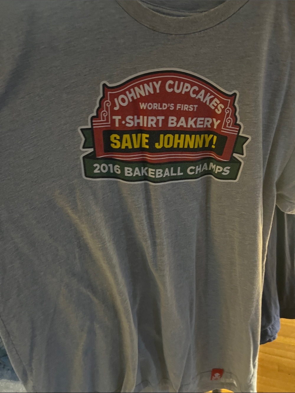 Johnny Cupcakes Grey Wrigley Field Tee